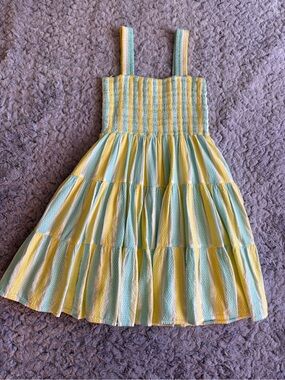 Anthropologie | Seafolly | Embroidery Stripe Minidress